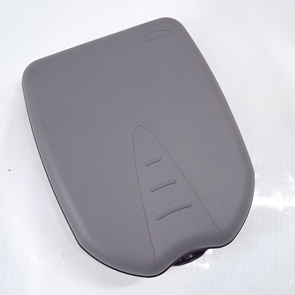 Vintage Fellowes CD DVD Storage Case Holder Wallet gray grey foam 16 Discs